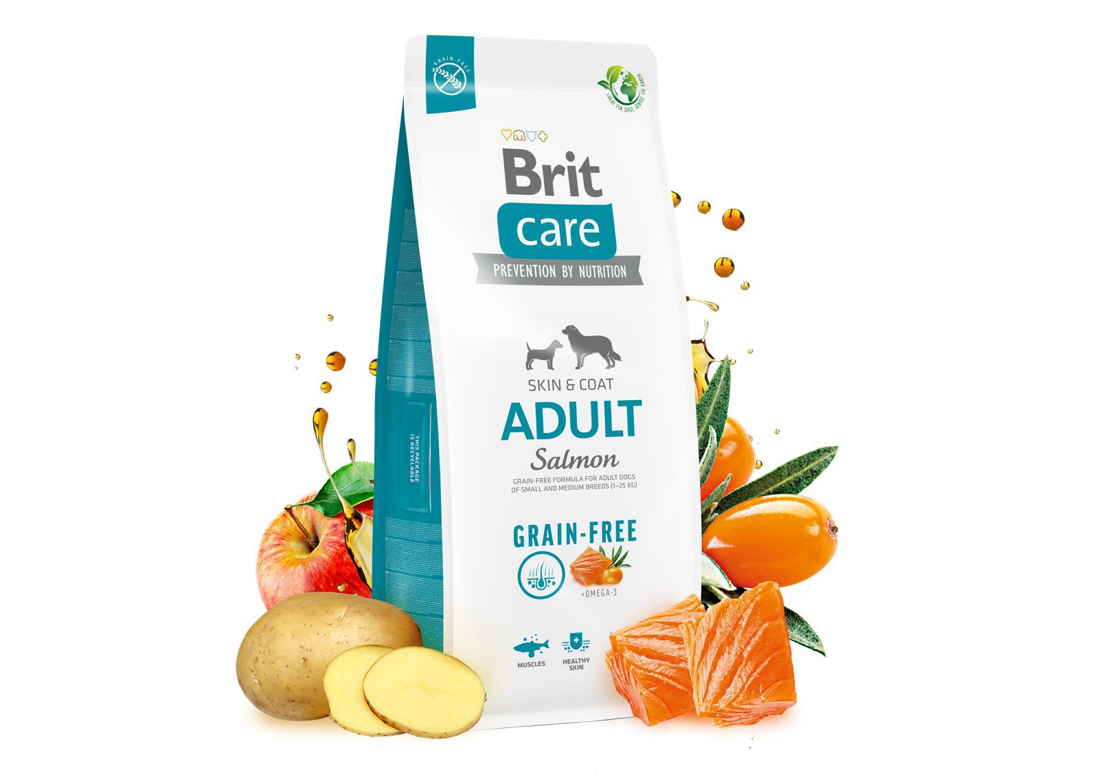 Brit Care Adult Salmón Grain Free Skin & Coat