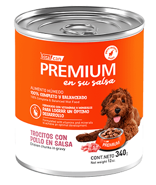 Lata Vitalcan Premium Perro Cachorro