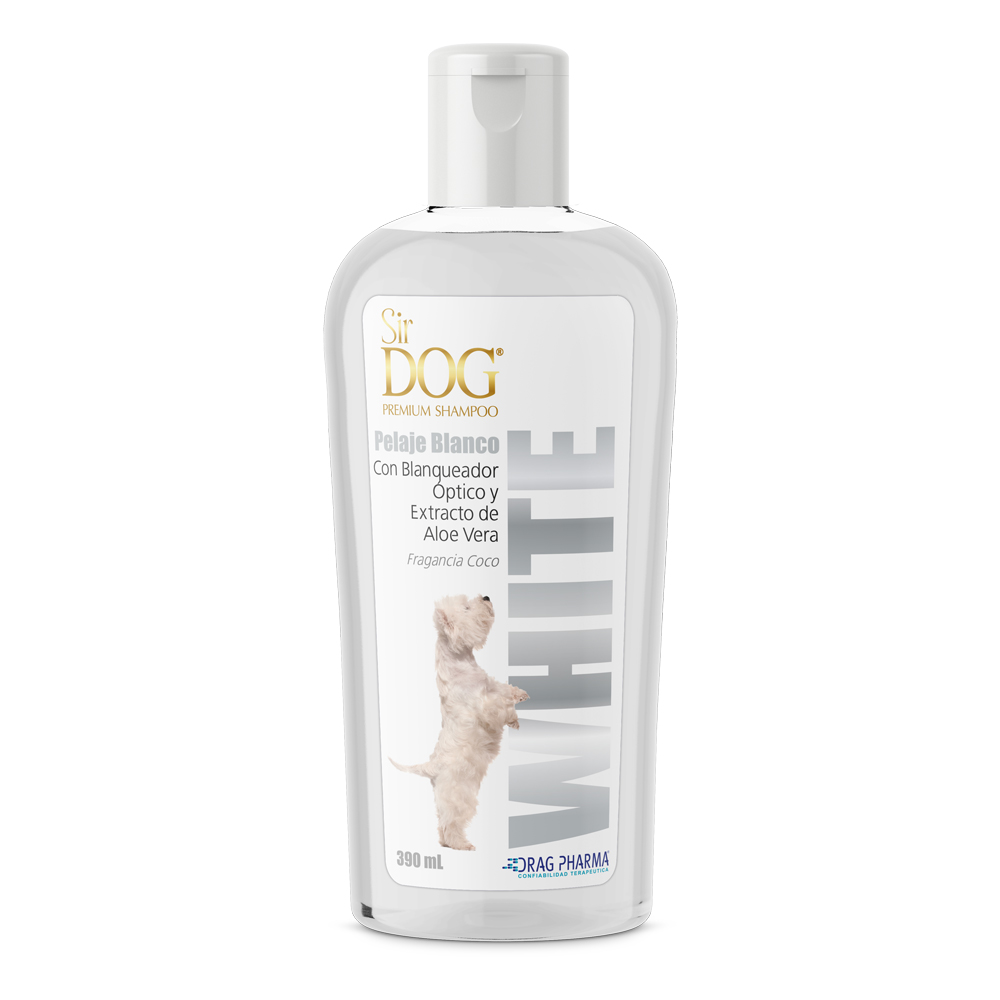 Shampoo para Perros Drag Pharma Sir Dog White - Perros Blancos