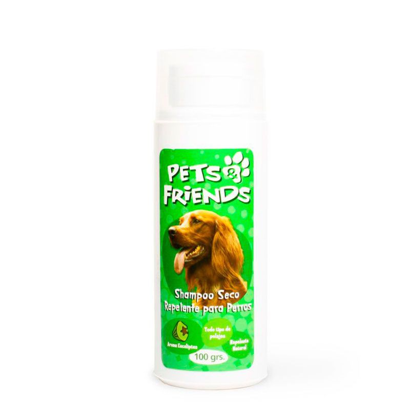 Shampoo Seco Repelente Pulgas Perro