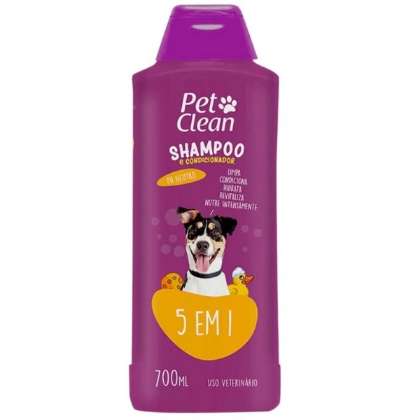 Shampoo y Acondicionador Pet Clean 5 en 1