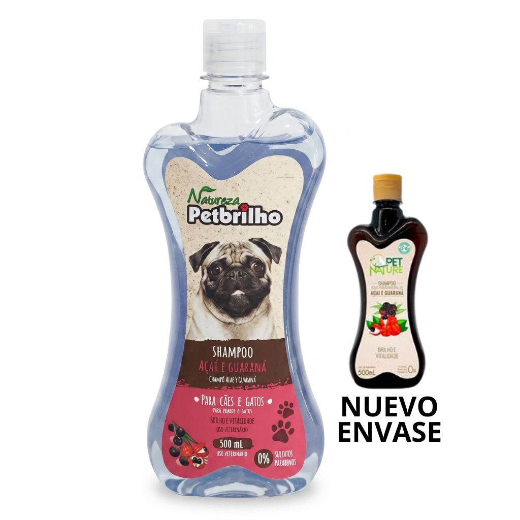 Shampoo Pet Nature Açaí y Guaraná de Marben Pets