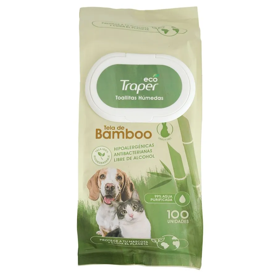Toallitas Humedas Eco-Traper Bambo 100UNI