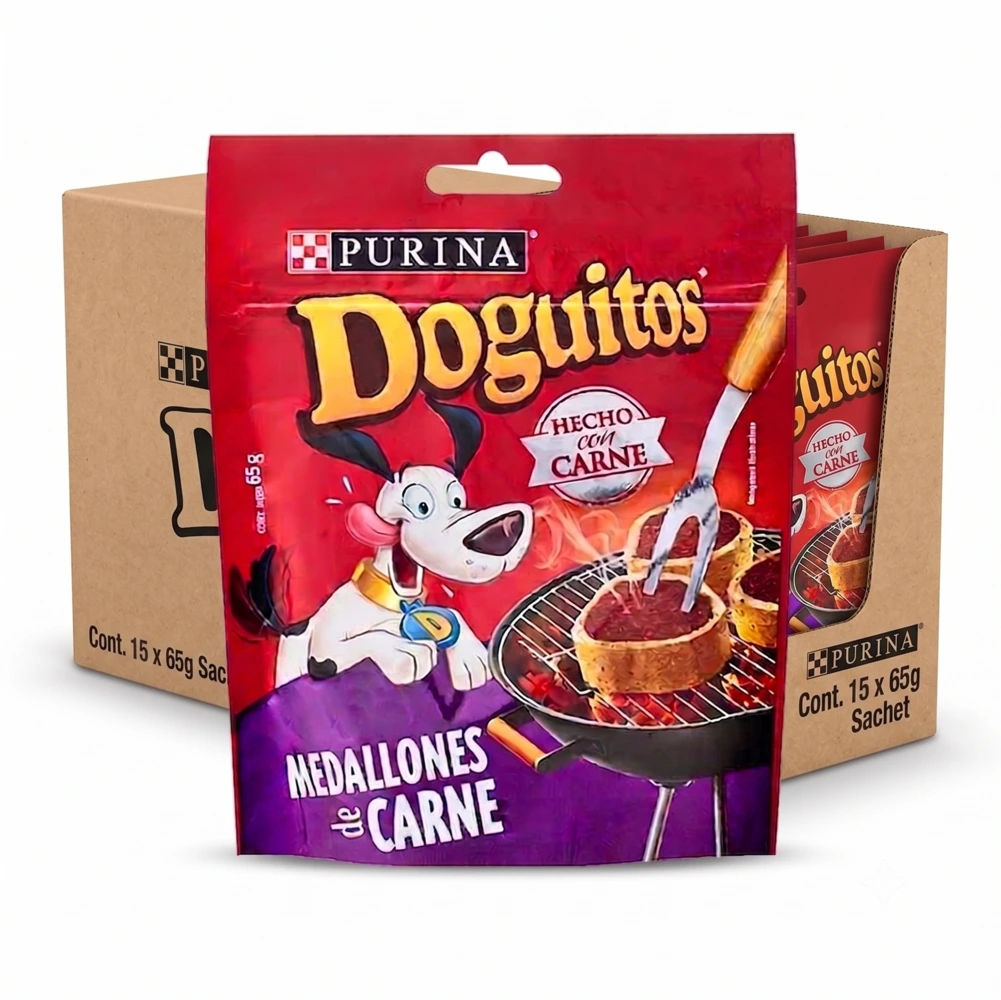 Caja Doguito Medallones De Carne 15X