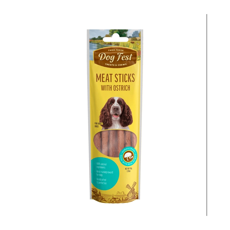 Snack Dog Fest Sticks Carne De Avestruz
