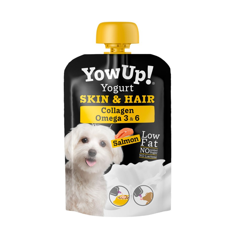 Snack Yogurt Perro Skin & Hair Salmon Yow Up