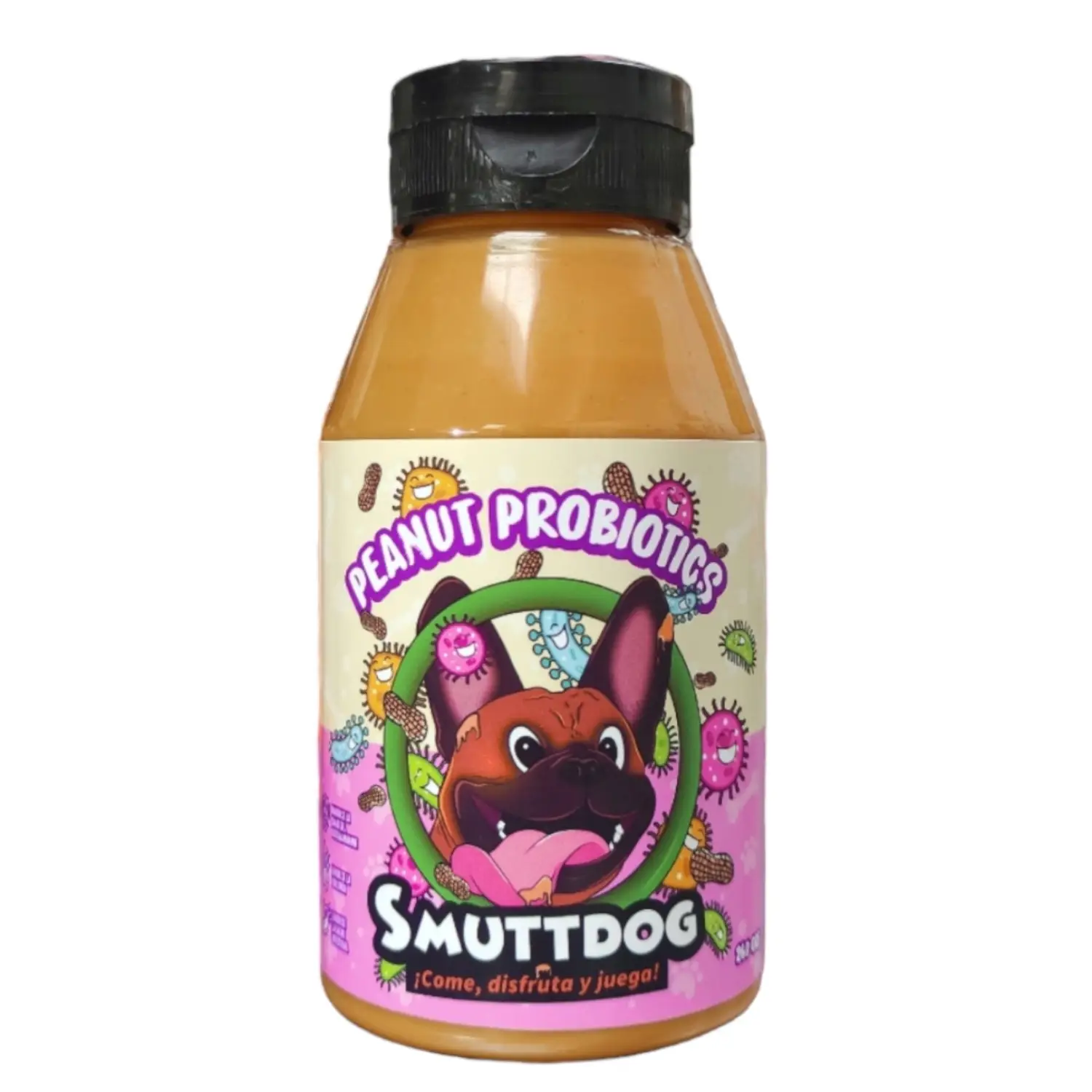 Snack Sabrosa Crema de Maní SmuttDog Peanut con Probióticos