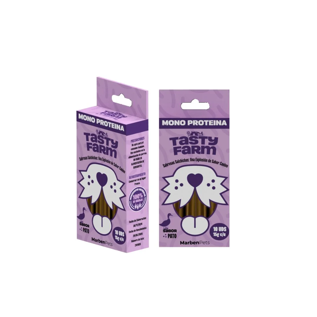 Caja Snack Salchichas Monoproteica Pato (TFS02) Unidad