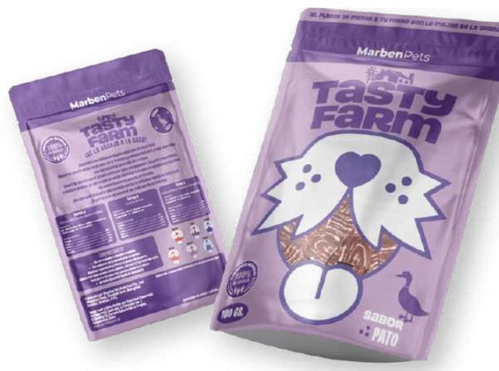 Snack Perro Tasty Farm Trutros de Pato y Hueso de Calcio (TF1021)