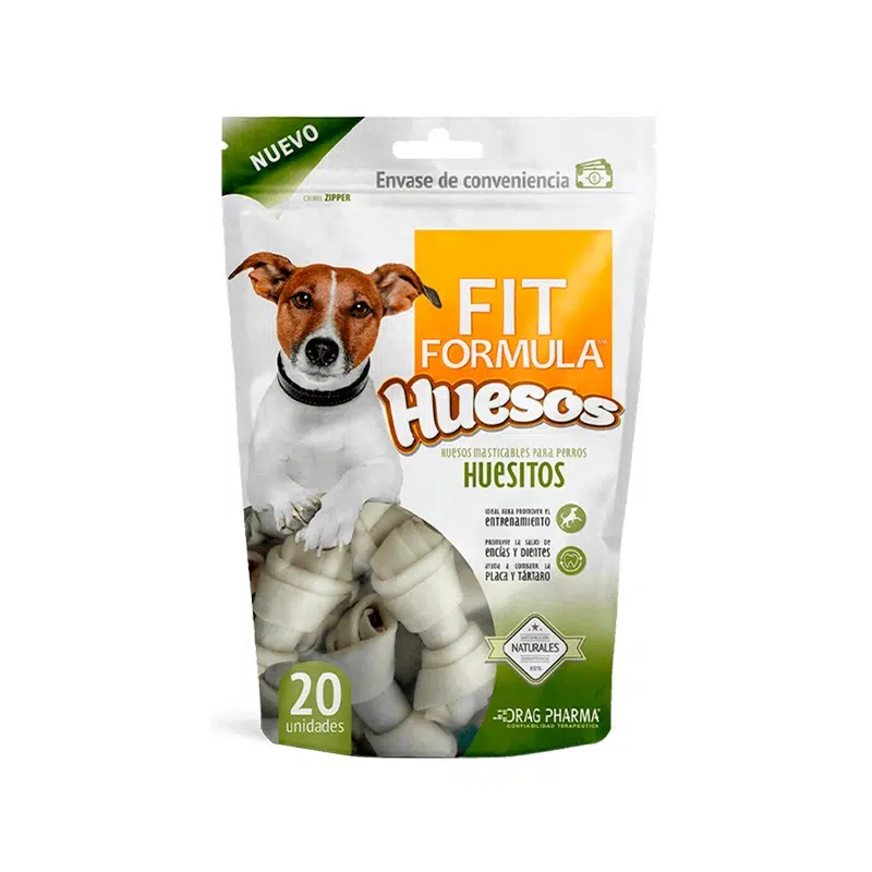 Snack Perro Fit Formula Huesitos 20 Unidades