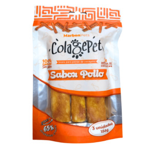 Snack para Perro Colagepet Pollo 3 Unidades (CL01M) – Marben Pets