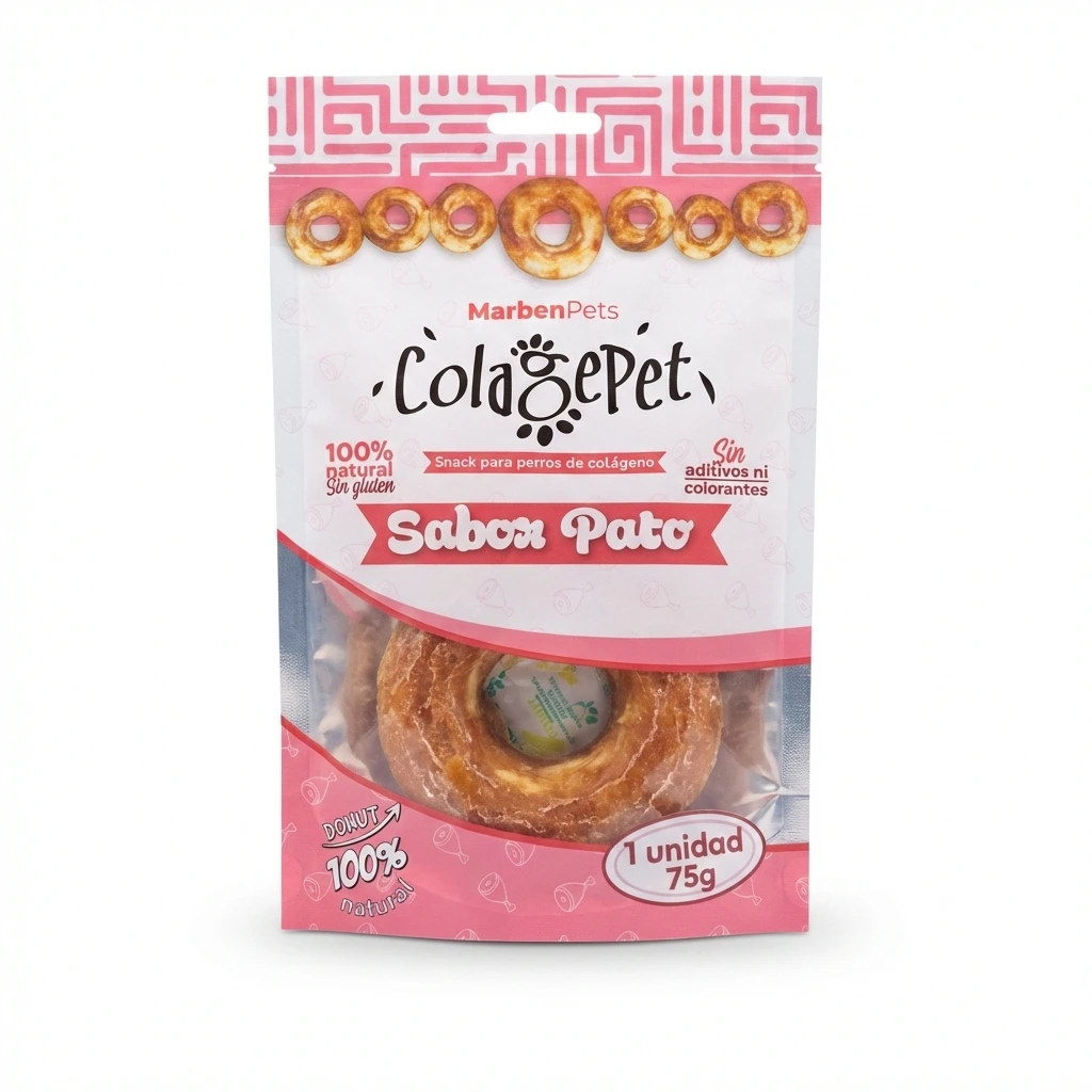 Snack Donut Colagepet Pato (CL02D)