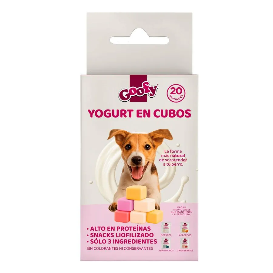 Snack Perro Goofy Yogurt Natural 20 Uni