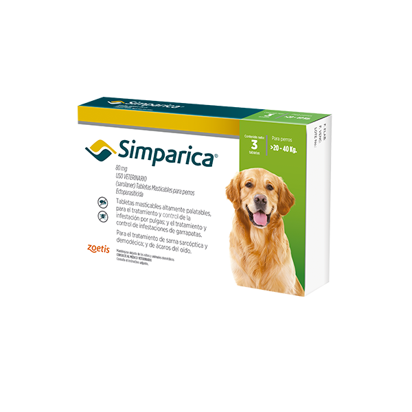 Simparica 80 MG 3 Tabletas