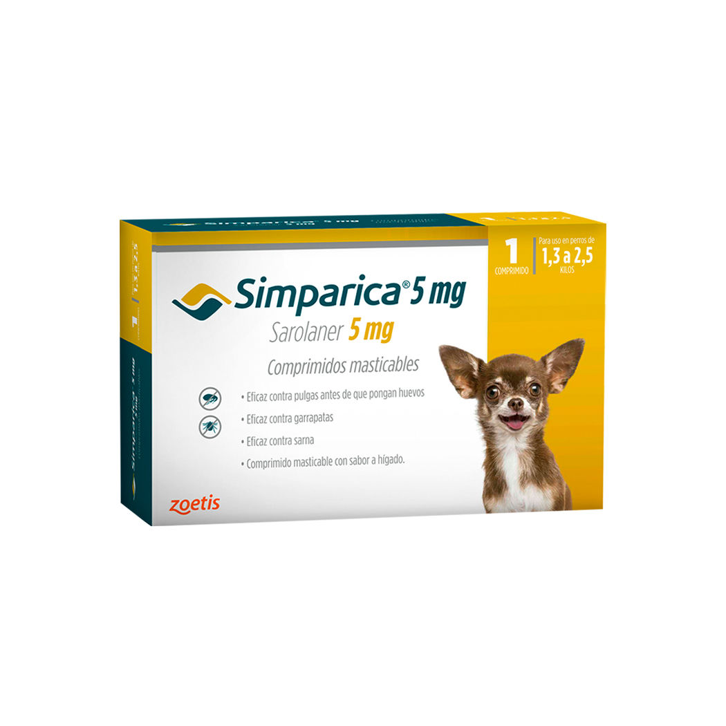 Simparica 5 MG 3 Tabletas