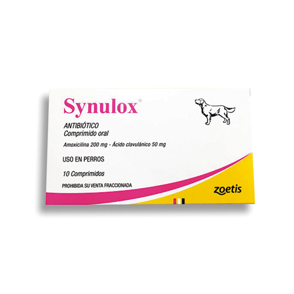 Synolux 250mg Caja 10 Tabletas (Amoxicilina)