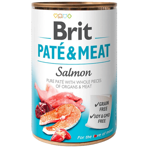 Lata Brit Care Pate & Meat Salmon