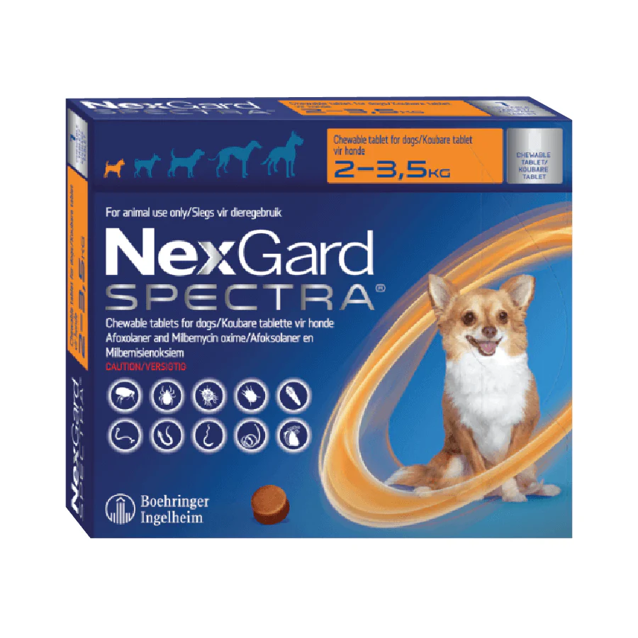 Nexgard Spectra 2 A 3 Comprimidos