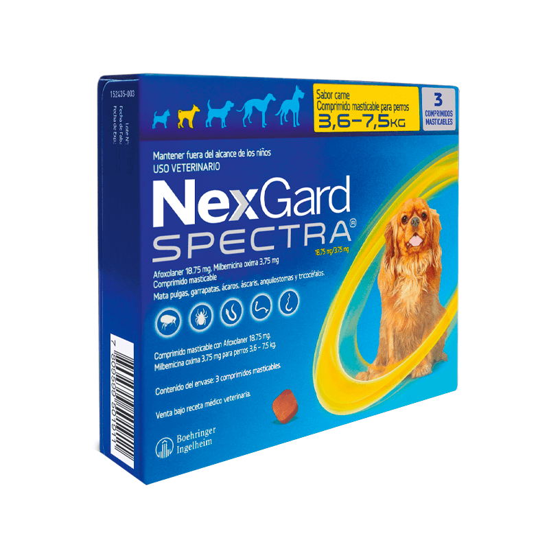 Nexgard Spectra 3.6 A 3 Comprimidos
