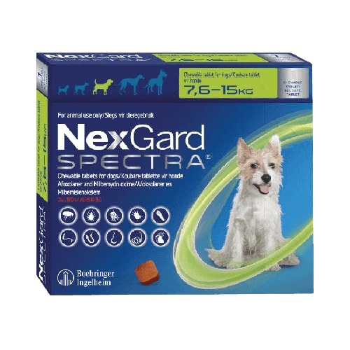 Nexgard Spectra 7.6 A 3 Comprimidos