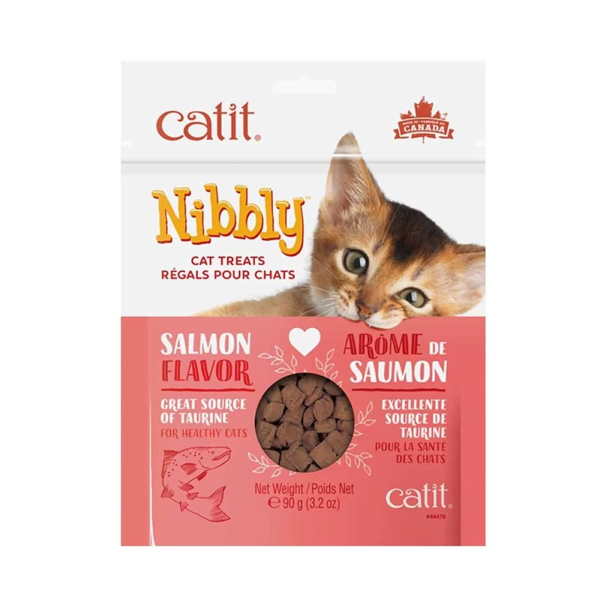 Snack Gato Catit Nibbly Salmón Unidad