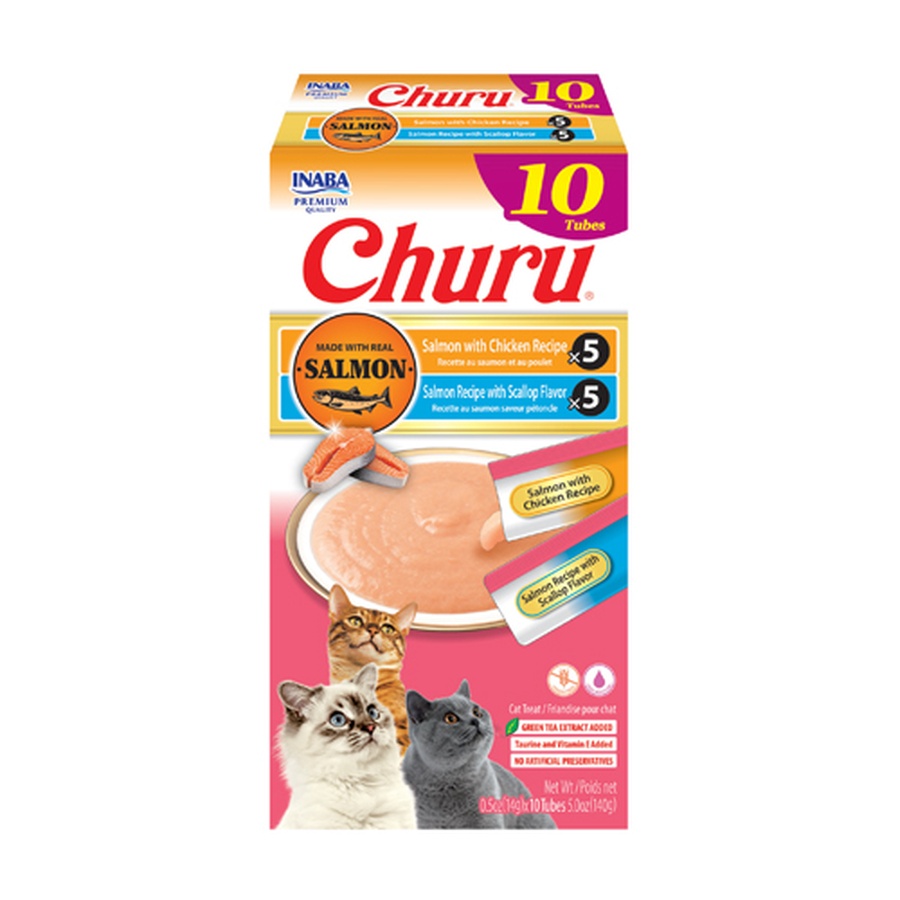 Churu Cat Salmon&Pollo X 10 Tubos (USA616)