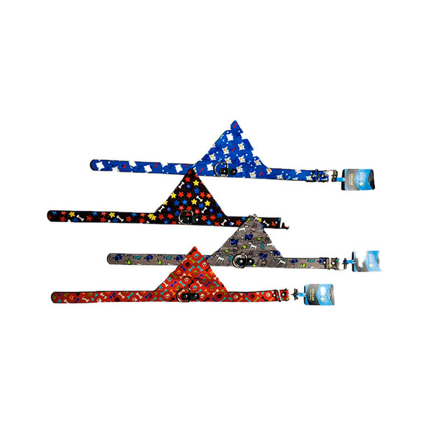 Collar Mascotas Bandana Diseños Colores 2.5 cm (FPC07)