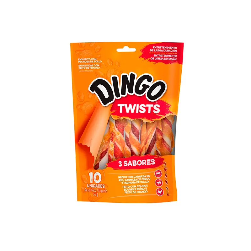 Dingo Triple Flavor Twist 10 PK