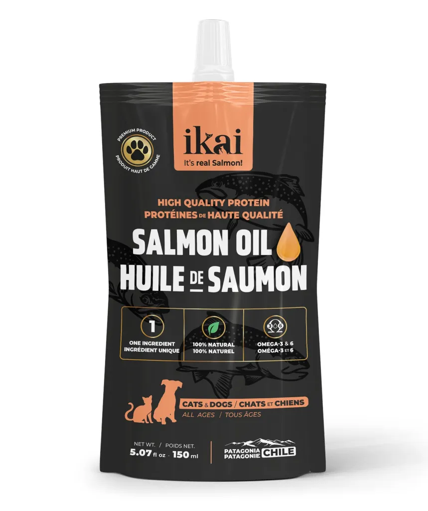 Ikai Aceite De Salmon Perro Y Gato