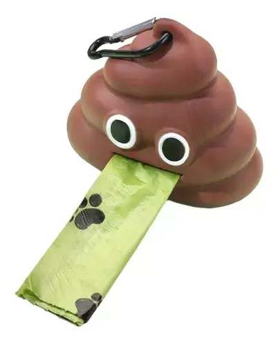 Dispensador Bolsas Para Fecas Emoji Popó (NO105)