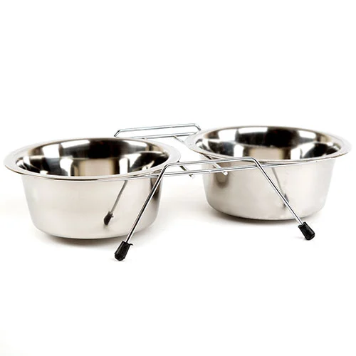 Comedero Platos Acero Atril (KE-3272D)