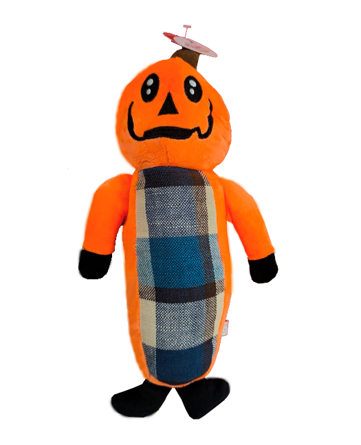Juguete Peluche Halloween Calabaza Cuadrilles Esponjosa