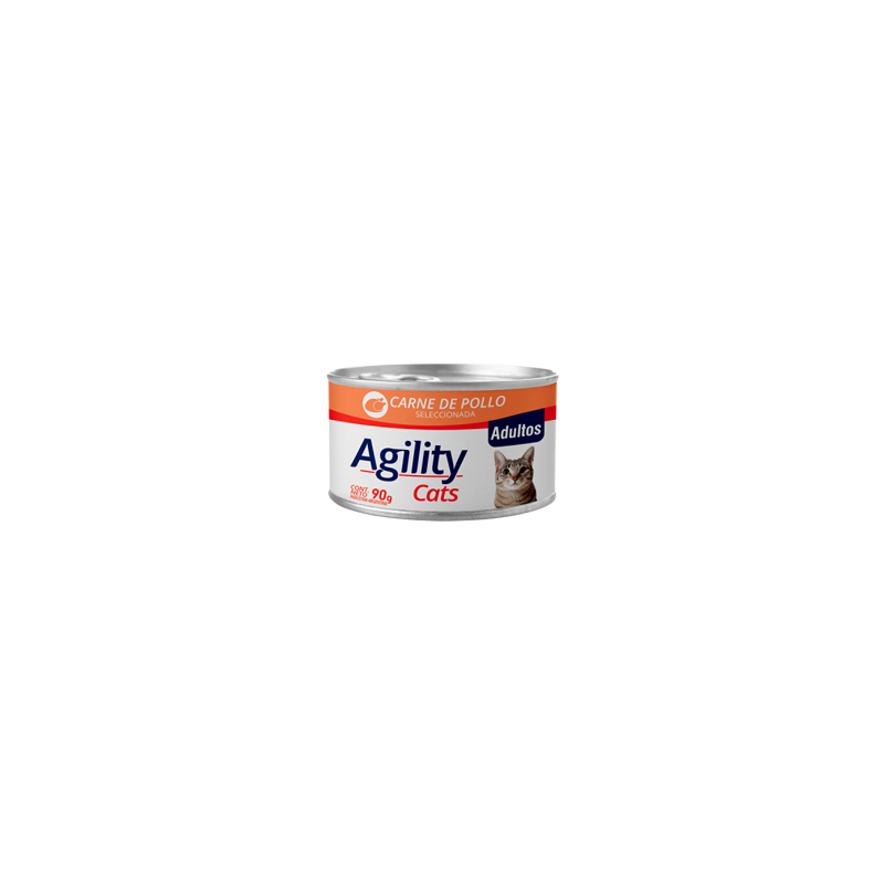 Lata Agility Gato Adulto Pollo 90 grs