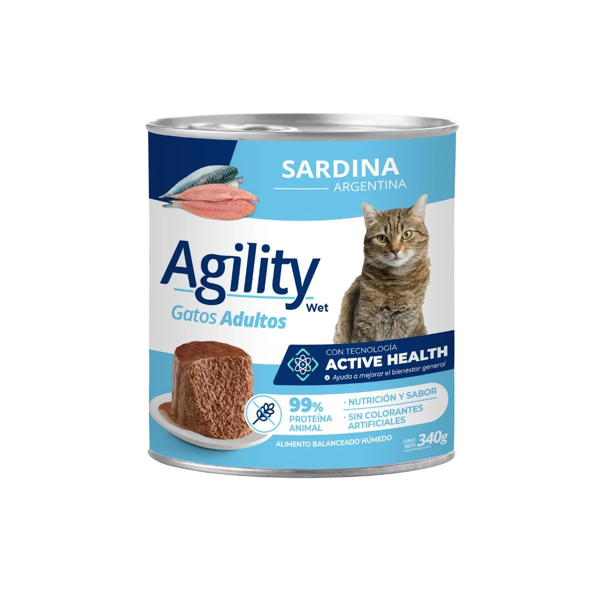 Lata Agility Gato Adulto Sardina