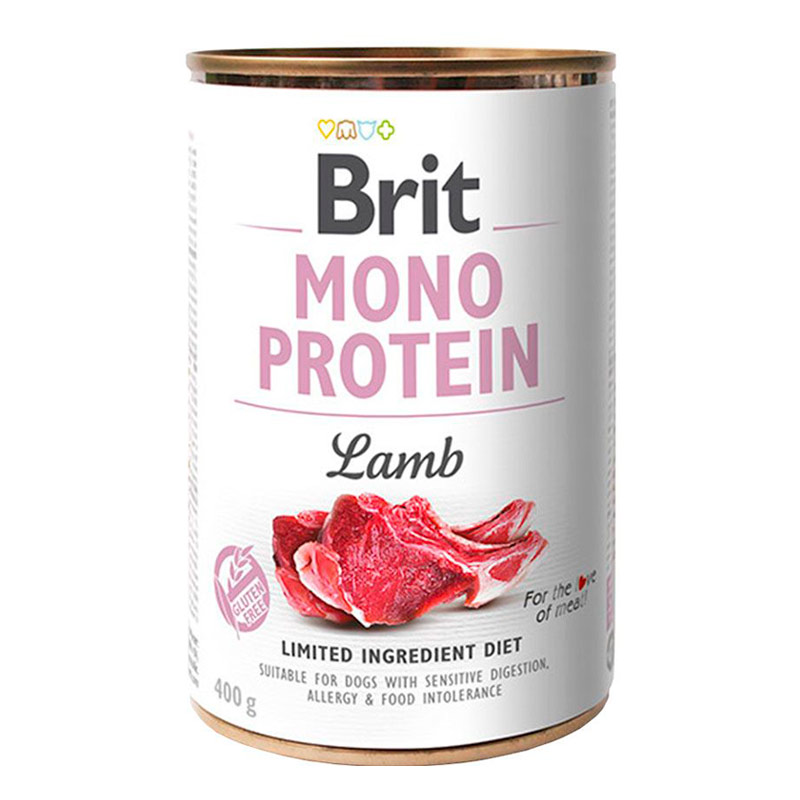 Lata Brit Care Mono Protein Lamb Cordero