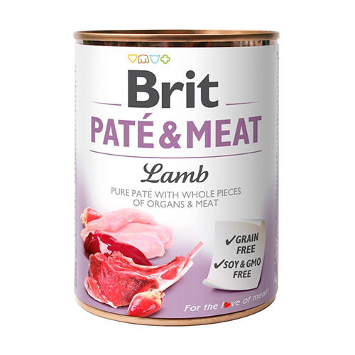 Lata para Perros Brit Care Pate & Meat Lamb