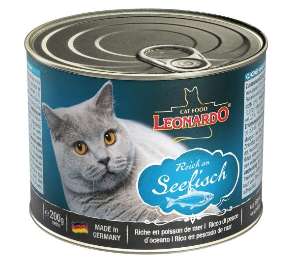 Lata Leonardo Gato Quality Selection Adulto Pescado