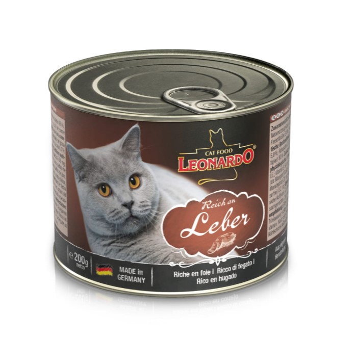 Lata Leonardo Gato Quality Selection Hígado