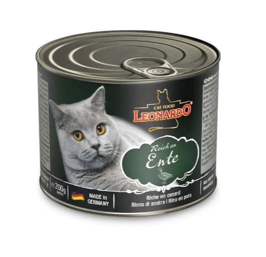 Lata Leonardo Gato Quality Selection Pato