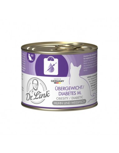 Lata Super Premium Dr Link Gato Obesity Diabetic