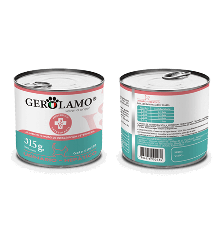 Lata Gerolamo Gato Urinary Hepatic