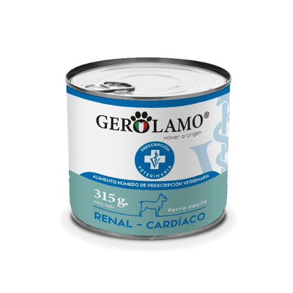 Lata Gerolamo Perro Renal Cardiaco