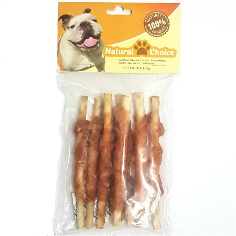 Natural Choice Barras Cartílago Envuelto en Pollo