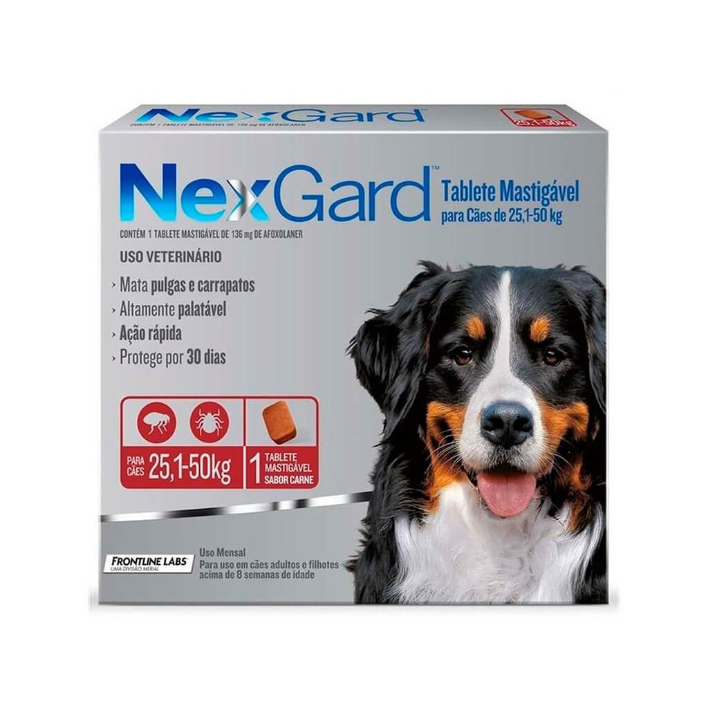 NexGard 25 a mg 1 Comprimido