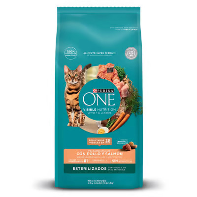 Purina One Gato Esterilizado Pollo y Salmón