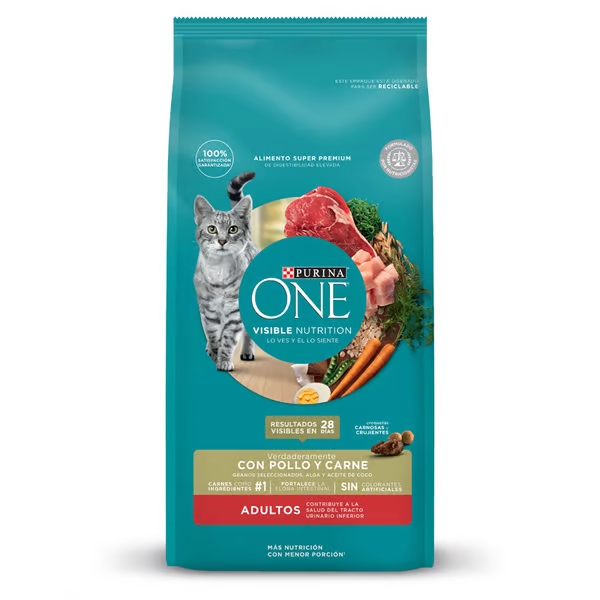 Purina One Gato Pollo y Carne