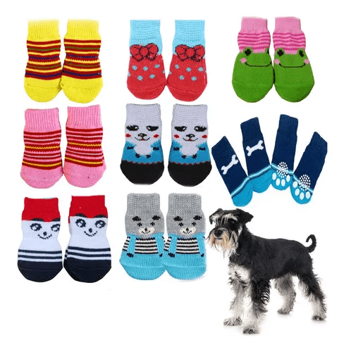 Calcetines Antideslizantes para Perros S (MM) (HCJ-011S) Unidad