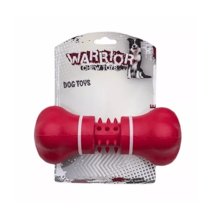Juguete Perro Hueso Macizo Warrior con Púas al Centro