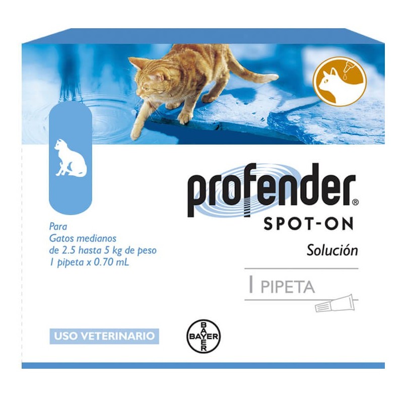 Antiparasitario Gato Profender Spot 2,5 a 1 Unidad