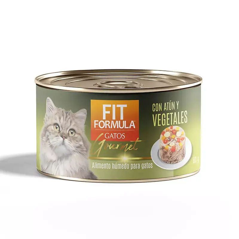 Lata Fit Gato Gourmet Atun Vegetales
